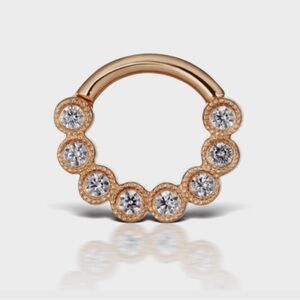 Maria Tash Scalloped Horizontal Eternity Clicker